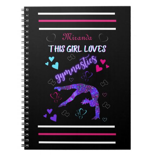 This Girl Loves Gymnastics Notebook