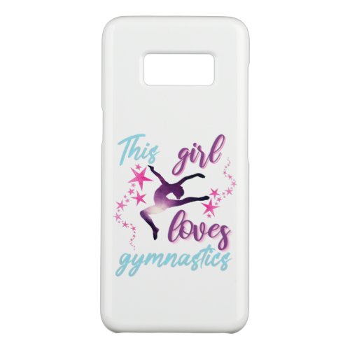 This Girl Loves Gymnastics Stars Leap Case_Mate Samsung Galaxy S8 Case