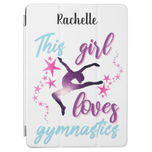 This Girl Loves Gymnastics Stars Leap iPad Air Cover