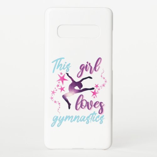 This Girl Loves Gymnastics Stars Leap Samsung Galaxy S10 Case