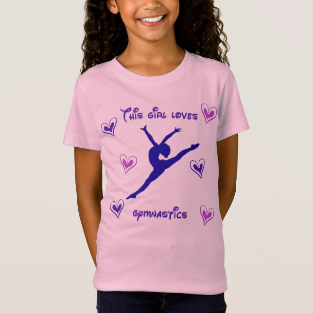 This Girl Loves Gymnastics T-Shirt (Front)