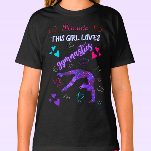 This Girl Loves Gymnastics T_Shirt