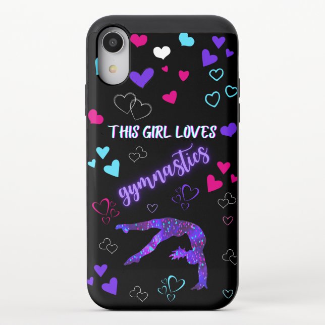 This Girl Loves Gymnastics   Uncommon iPhone Case (Back)