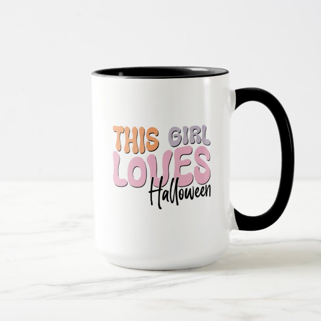 This Girl Loves Halloween Mug (Right)