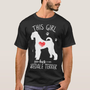 This Girl Loves Her Airedale Terrier Funny Pet Dog T-Shirt