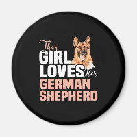 This Girl Loves Her German Shepherd