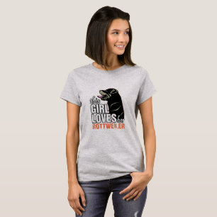 This Girl Loves Her Rottweiler T-Shirt