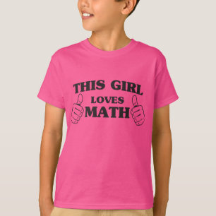 This girl loves math T-Shirt
