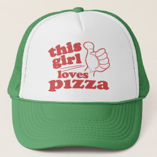 This Girl Loves Pizza Trucker Hat