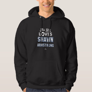 This Girl Loves Shawn Armstrong Texas Baseball MLB Hoodie
