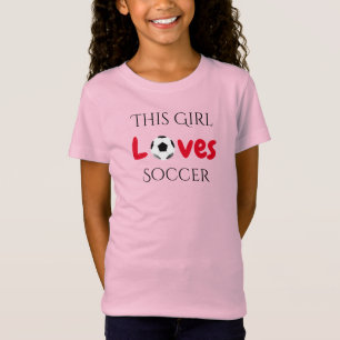 This Girl Loves Soccer - Soccer Ball T-Shirt