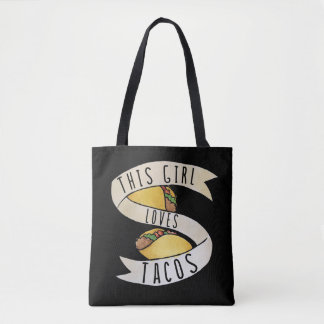 This girl loves Tacos Tote Bag