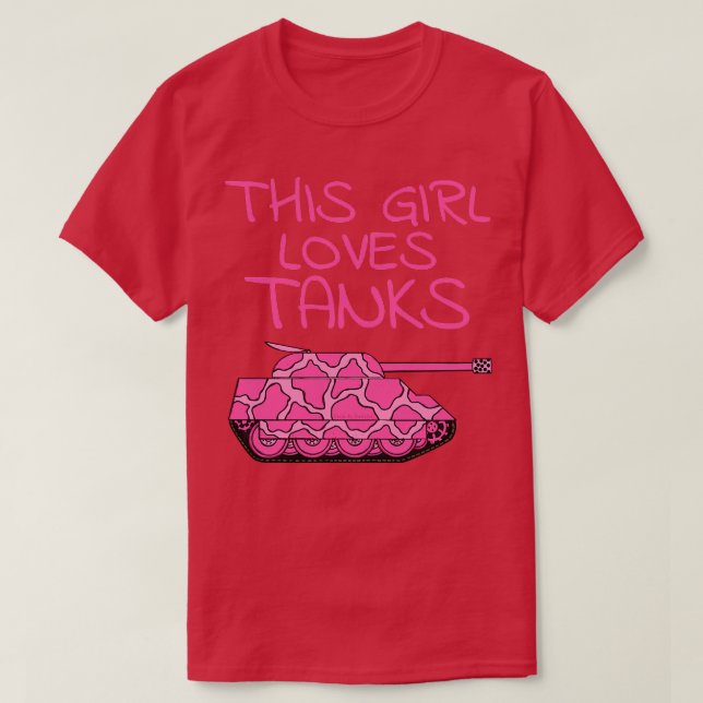 This Girl Loves Tanks Female Tank Driver (Design Front)