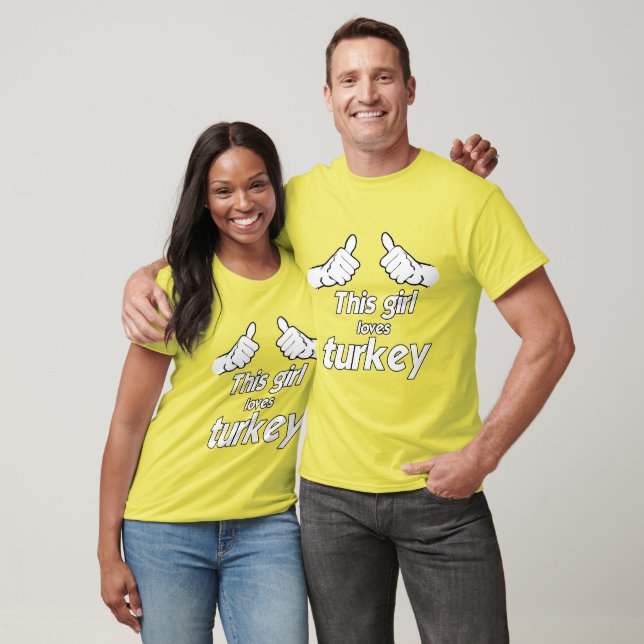 THIS GIRL LOVES TURKEY -.png T-Shirt (Unisex)