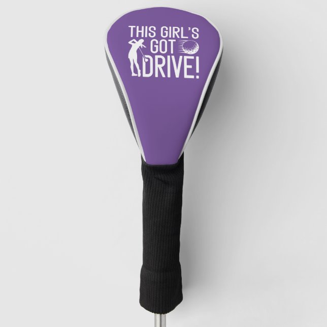 This Girl’s Got Drive Golf Head Cover (Front)