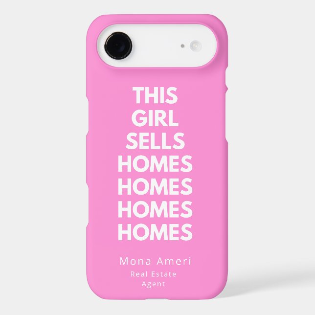 This Girl Sells Homes Homes Customized iPhone Case (Back)