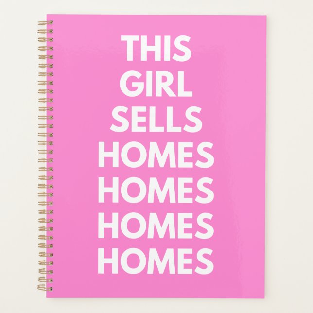 This Girl Sells Homes Homes Customized Planner (Front)