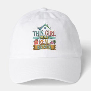 This Girl Sells Real Estate Realtor Gift Hat
