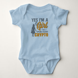 This Girl Speaks Fluent Crypto Baby Bodysuit