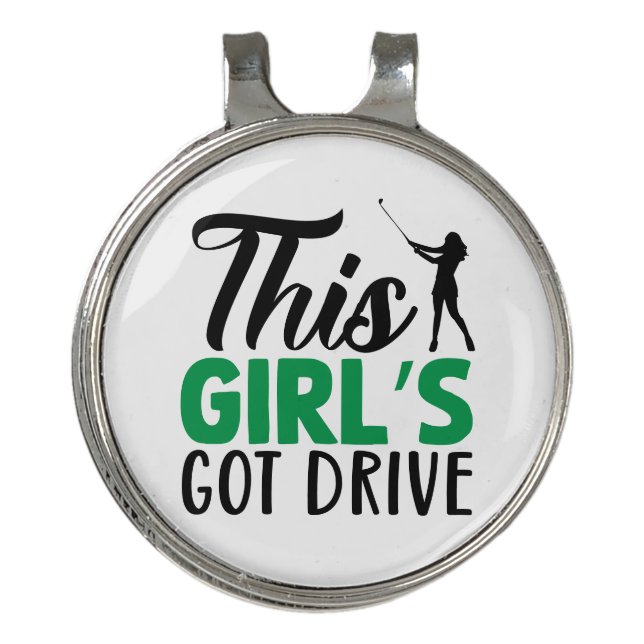 This Girl's Got Drive Hat Clip (Front)