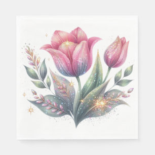 This gorgeous Tulip flower Napkins
