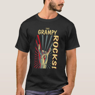 This Grampy Rocks Vintage Retro Concert 70S 80S Fu T-Shirt