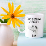 This Grandma Belongs To | Funny Gift Coffee Mug at Zazzle