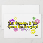 This Grandma Is The Queen Bee Everyday Type (Front/Back)