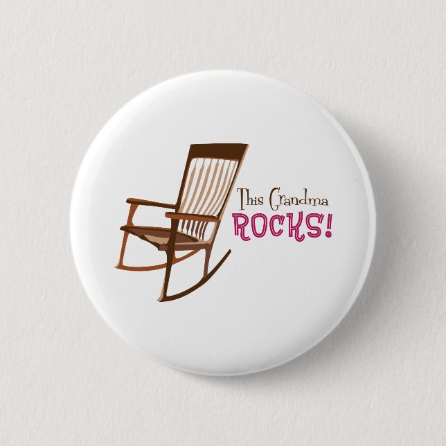 This Grandma Rocks Button (Front)