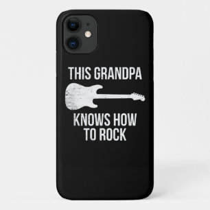 This Grandpa Knows Guitar Rock Player Musician iPhone 11 Case