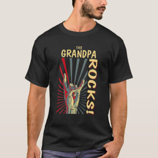 This Grandpa Rocks Vintage Retro Concert 70S 80S F T-Shirt