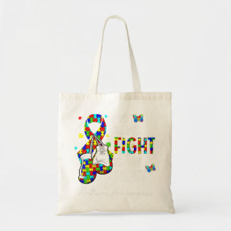 This great graphic father, mom and child fist quot tote bag