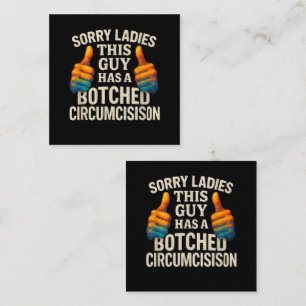 This Guy Botched Funny Cringe Note Card