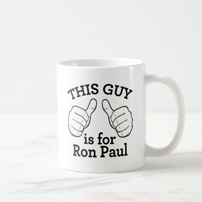 This Guy Is For Ron Paul Coffee Mug (Right)