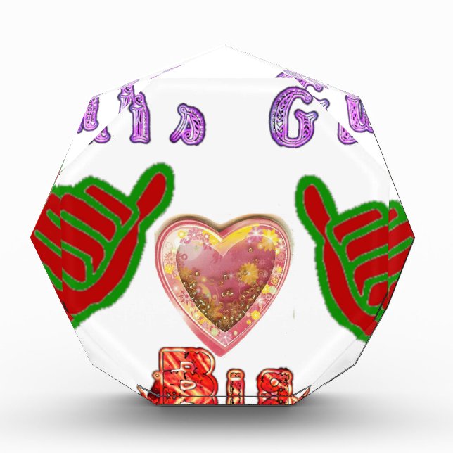 This Guy Loves Big Gift Art Print (Front)