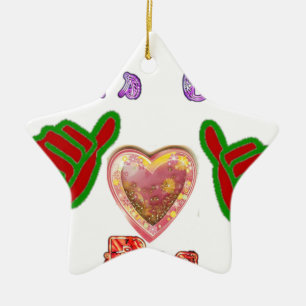This Guy Loves Big Gift Art Print Ceramic Ornament