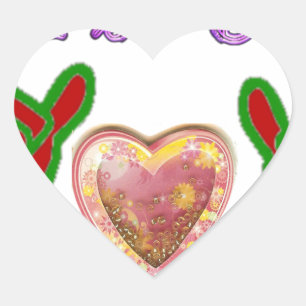 This Guy Loves Big Gift Art Print Heart Sticker