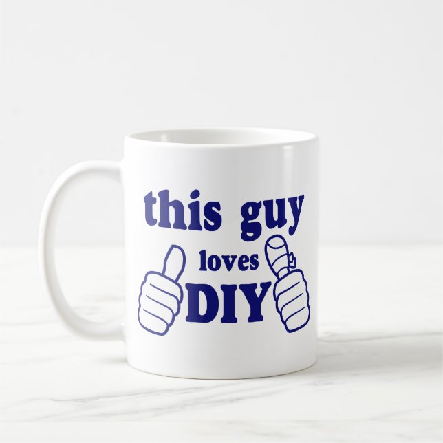 This Guy Loves DIY Coffee Mug (Left)
