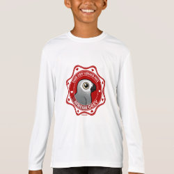 This Guy Loves His African Grey Women's Bella+Canvas Jersey V-Neck T-Shirt
