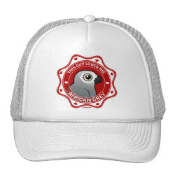 This Guy Loves His African Grey Trucker Hat