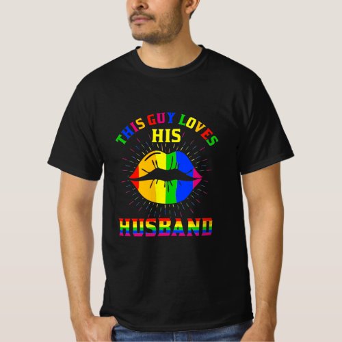 This Guy Loves His Husband T_Shirt