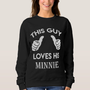 This Guy Loves His Minnie Valentine Anniversary 2 Sweatshirt