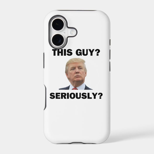This Guy, Seriously? Iphone Case (Back)
