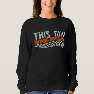 This Guy Wins Races I Autocross Racing With Cone Sweatshirt