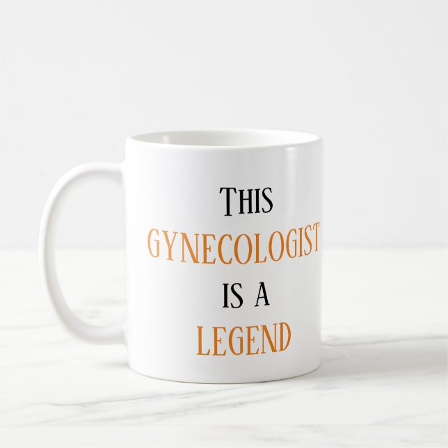 This gynecologist is a legend Doctor Coffee Mug (Left)