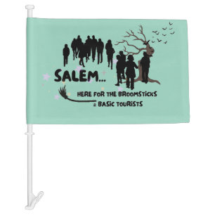 This Halloween Find Me In Salem  Car Flag