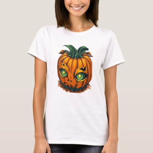 This Halloween space pumpkin is here T_Shirt
