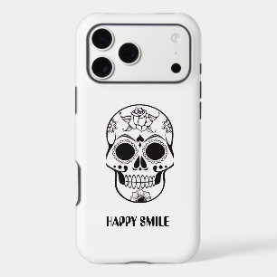 This Happy Smile Skull design iPhone 17 Pro Max Case