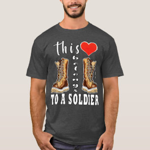 This Heart Belongs To A Soldier  T-Shirt