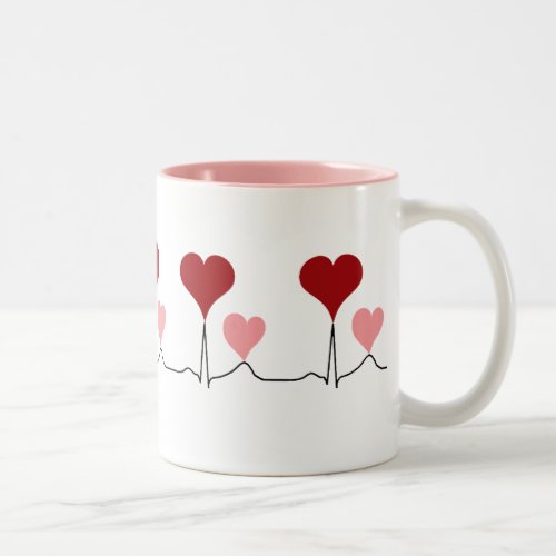 This Heartbeat is For You Two_Tone Coffee Mug